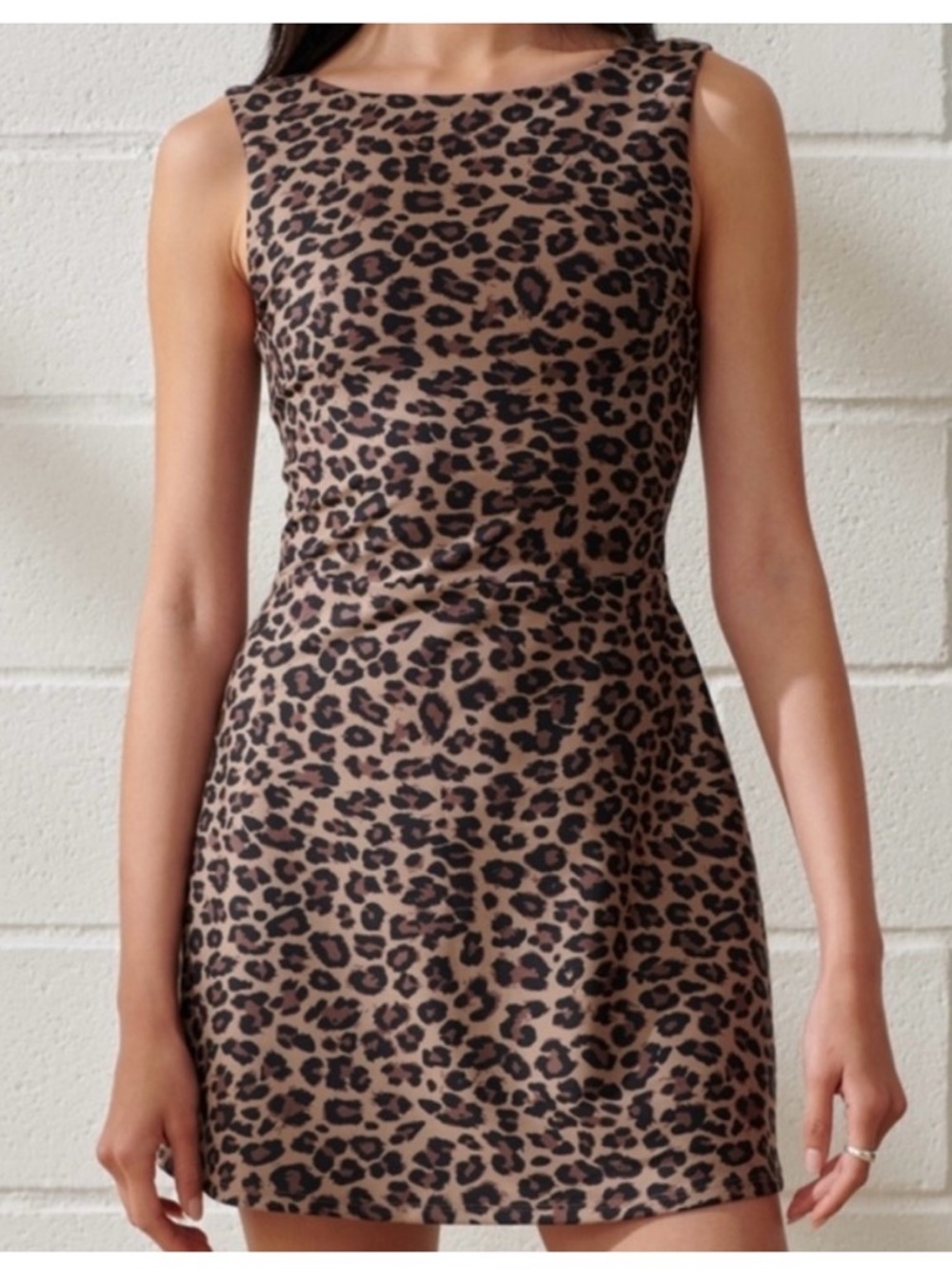Abercrombie and Fitch YPB Leopard tennis dress